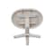 International Concepts 36 in. Solid Wood Round Top Pedestal Table w/12 in. Leaf - 36.1 in.High - Dining Height, Unfinished K-36RXT-23B-36 - alternate 3